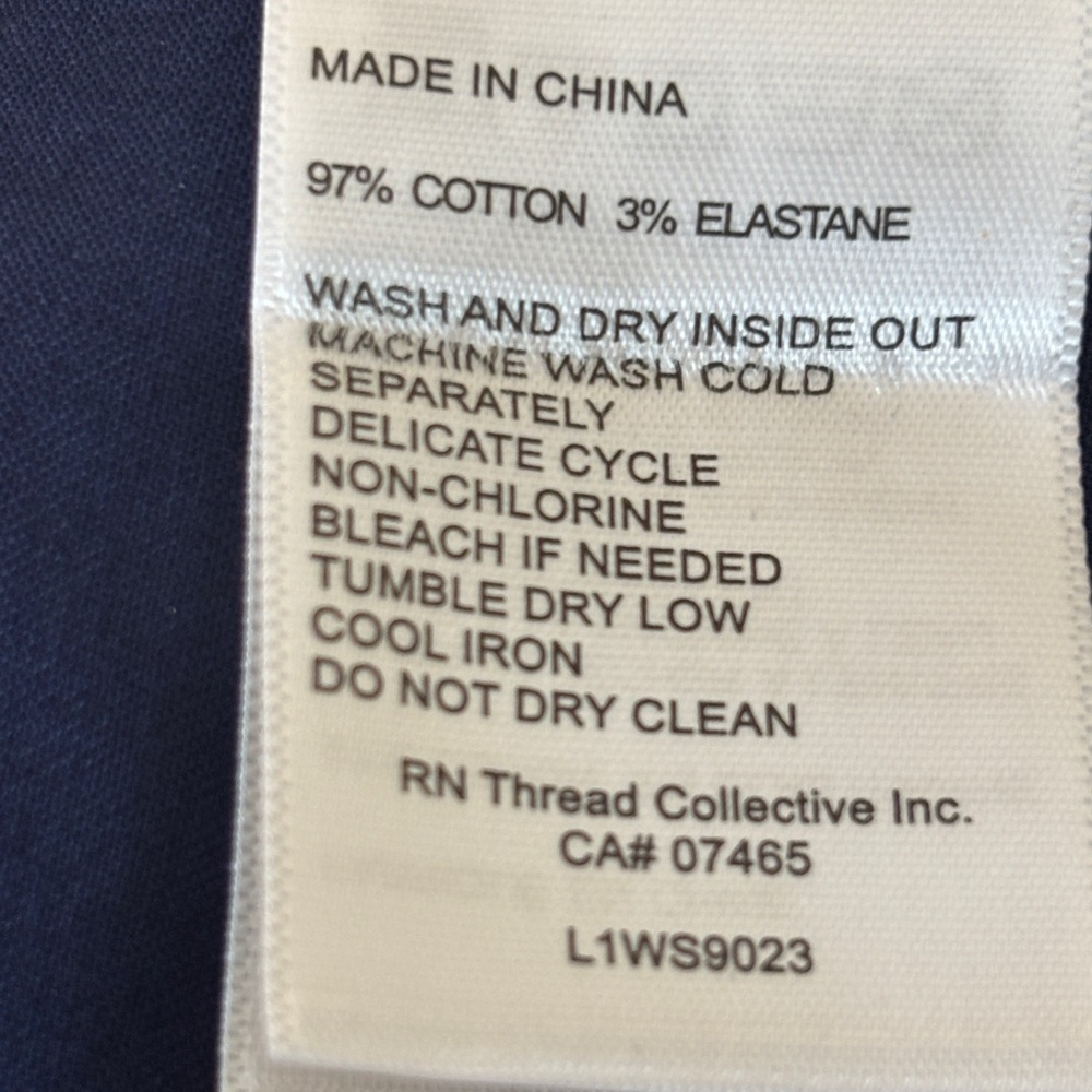 Laundry by Shelli Segal Blue White Embroidered Cotton Mini Skirt Scalloped Hem S - Picture 8 of 8